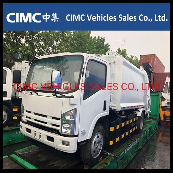 Isuzu Nqr Garbage Compactor Hook Lift Loader Lifter Truck 6m3 8m3