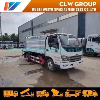 Foton Forland 4000liters 4cbm 4tons Water Bowser Truck Spray Truck with Dust Control High Pressure Cannon Sprayer Machine