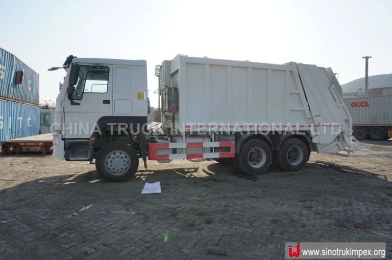 Sinotruk HOWO 6X4 18m3 Rear Loaded Compaction Garbage Truck