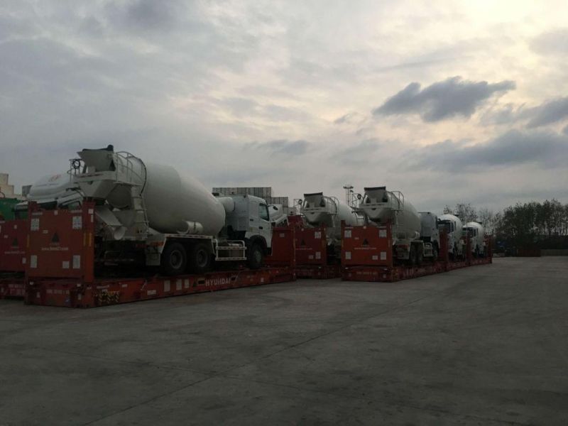 HOWO Sinotruk Euro 3 Diesel Engine 8cbm Transit Mixer for Transport Cement