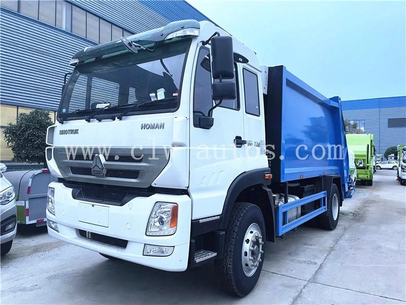 Sinotruk Homan 10cbm 10, 000liters 4X2 Right Hand Drive Compactor Garbage Truck Trash Collection Truck Garbage Removal Truck