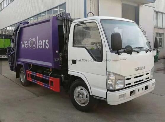 Japan Brand Isuzu 100p Small 3m3 Compactor Garbage Truck for Sale