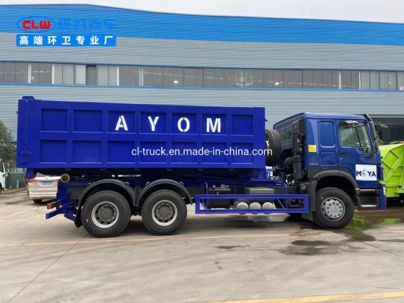 Brand New HOWO 6X4 Roll off Roll on Garbage Truck 15tons 18tons 20tons
