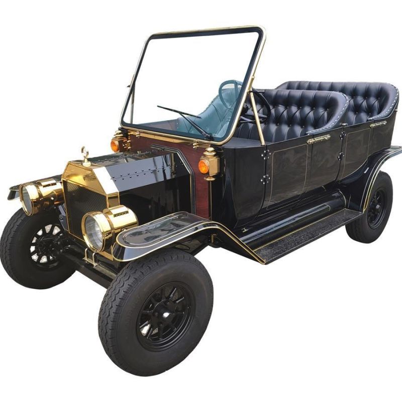 New on Sale Powerful Vehicle 5 Passenger Electric Sightseeing Scooter Classic Vintage Car