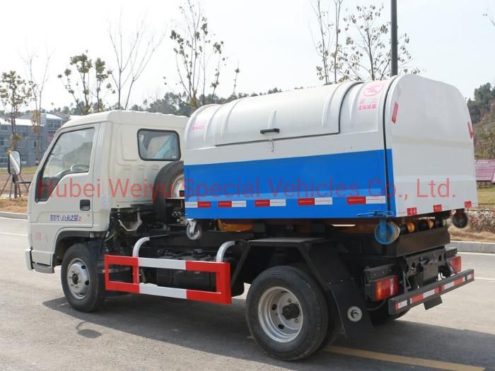 Waste Treatment 4cbm/4m3/4000liters Hook Lift Foton Hooklift Garbage Container Truck