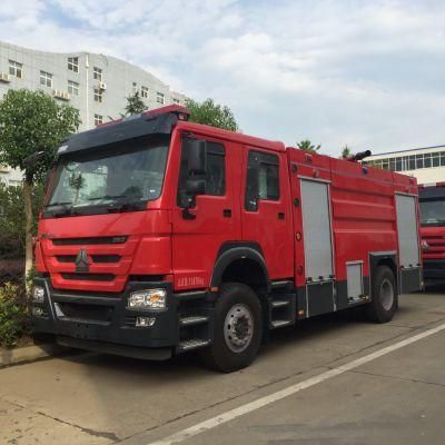 Heavy Sinotuck HOWO 4X2 8cbm Fire Fighter with Weter Tanker Fire Fighting Trucks