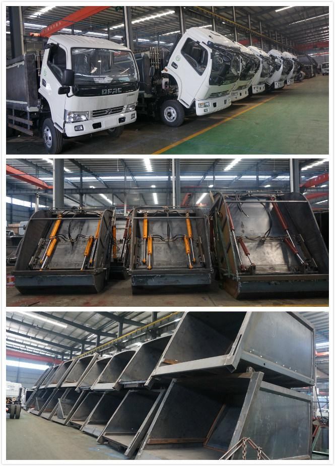 Dongfeng 4*2 Medium Duty Compressed Garbage Compactor Truck