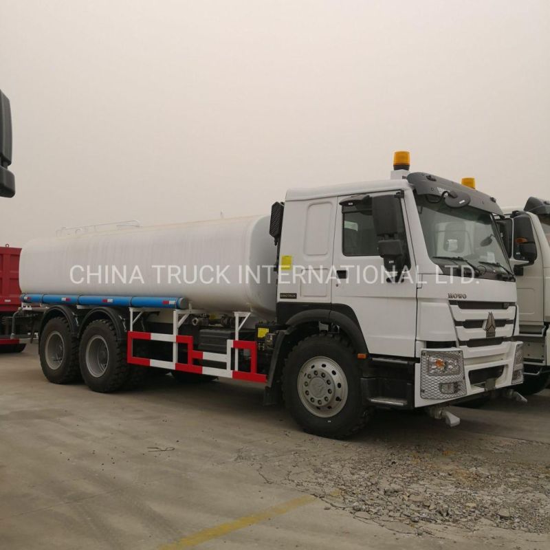 HOWO 6X4 Left Hand Drive 20000L Water Tank Truck