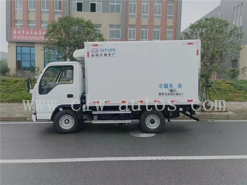 Hotsale Isuzu Elf 3-5tons Small Refrigerated Truck Refriferator Van Box Freezer Truck for Southeast Asia