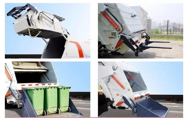 Dongfeng 4X2 8cbm Garbage Truck Compression Garbage Truck