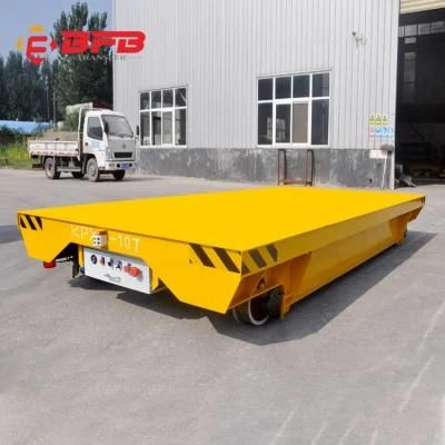 25t Electric Driven Battery Operated Transfer Car for Steel Structure Handling