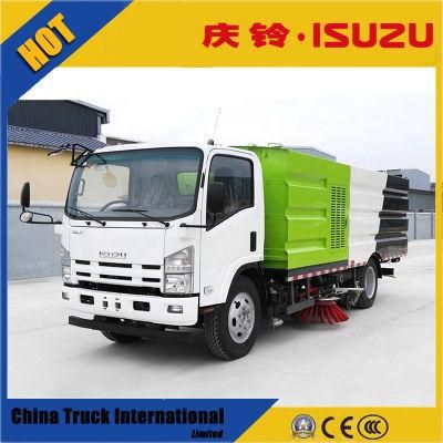 Isuzu Nqr 700p 4*2 190HP Road Sweeper Mini Truck