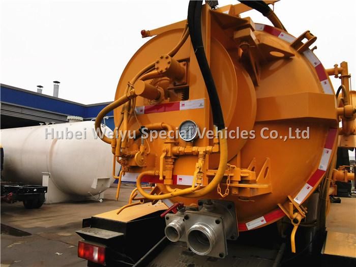 Sinotruk HOWO 8000liters Sewer Cleaning Truck High Pressure Sludge Cleaning Truck