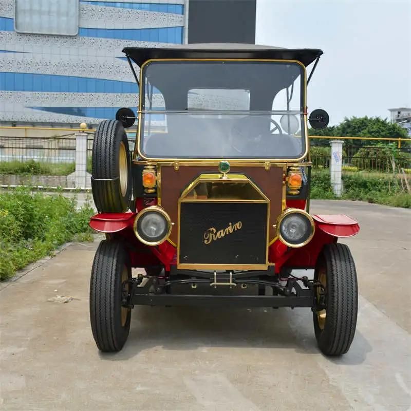 New Design Factory Outlet Electric Tourist Classic Car Vintage Golf Cart