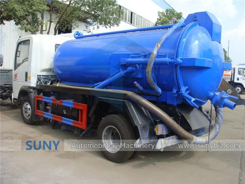 Right Hand Drive 3000 Liters High Pressure Vacuum Suction Truck