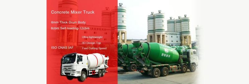 10cbm Beton Mixer Machine Mini Cement Transit Mixing Used Concrete Batch Mixer Trucks