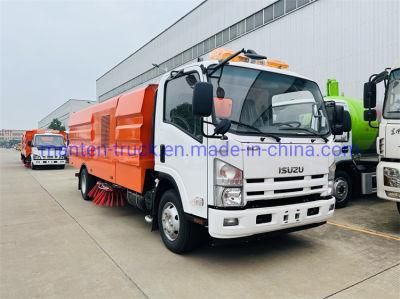 Good Quality Isuzu 10cbm 10m3 Vacuum Cleaner Street Cleaning Sweeper Truck