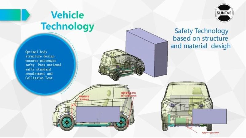 M28 Electric Utillity Deck, Low Speed Four-Person Electric Vehicle, Electric Passenger Car with a Mini Deck