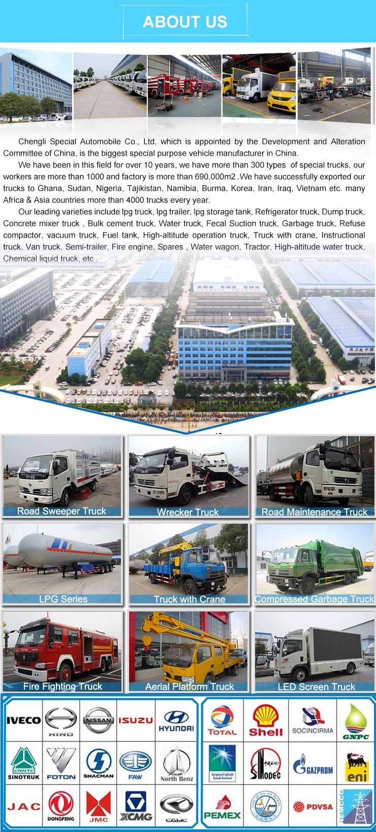 20000L Sewage Suction Vacuum Tanker Truck for Sale