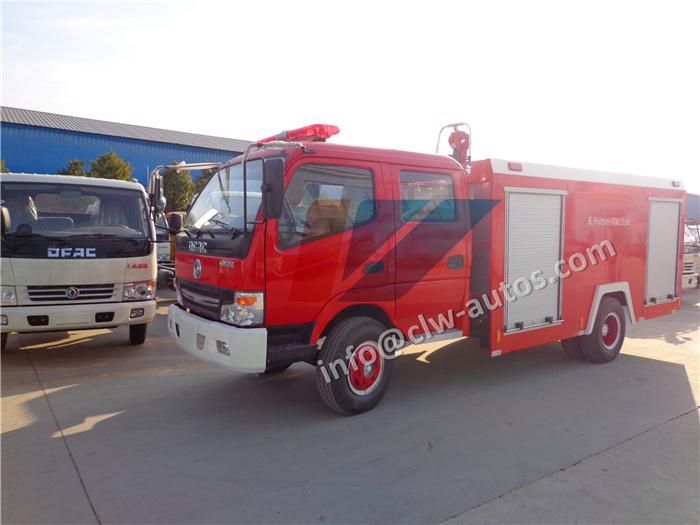 Tender 1tons Fire Fighter Vehicle Dongfeng 1000liters Water Tank Fire Fighting Truck for Myanmar
