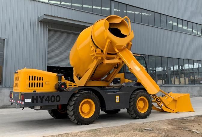 Hy400 4cbm Self Loading Concrete Mixer Truck Prices in Malaysia