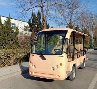 Customized Durable Safety Large 11 Seater Low Speed Electric Vehicle Shuttle Bus