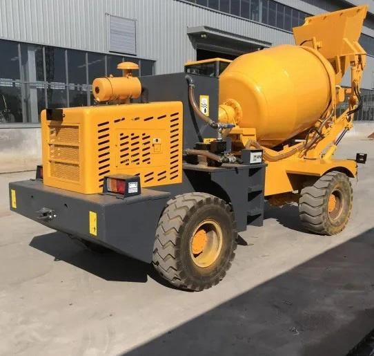 4m3 Mobile Self Loading Concrete Mixer Truck with Loader Slm4 From China