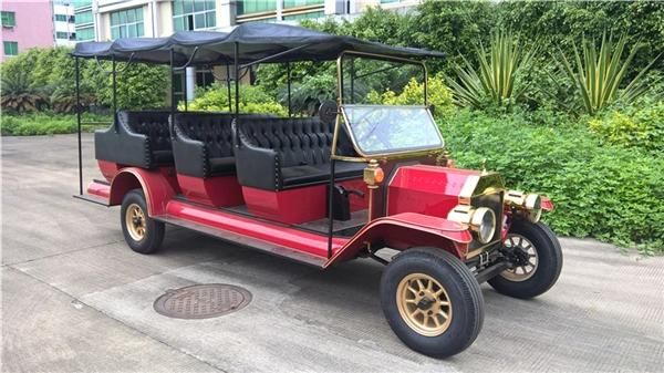 48V Battery Power 11 Seats Vintage Sightseeing Car