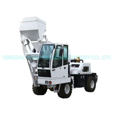 4cbm Cummins Engine Rexroth Motor Mobile Self Loading Cement Construction Mixing Machine