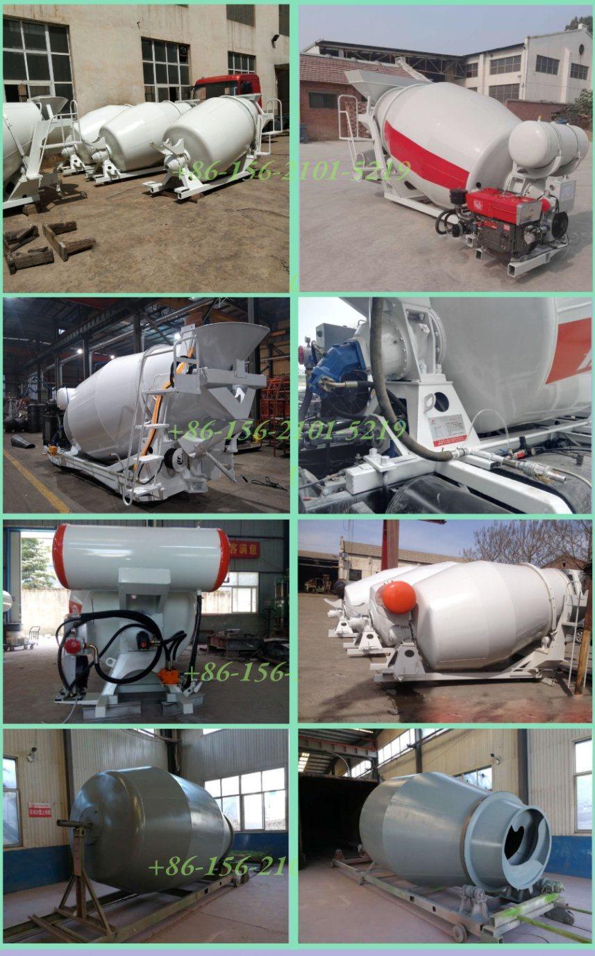 Bueno Brand Material Cement Concrete Mixer Drum for Renault Volvo Concrete Mixer Truck Chassis