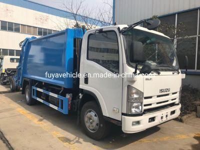 Japan Brand 7m3 Rear-End Hydraulic Loading Garbage Compactor Truck