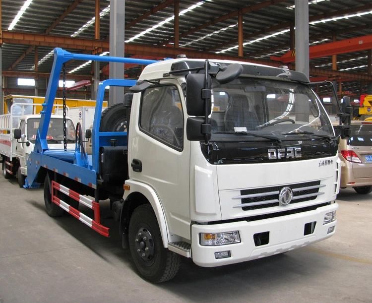 Dongfeng Dolika 4X2 Small Skip Loader Garbage Truck Bins Skip Loader