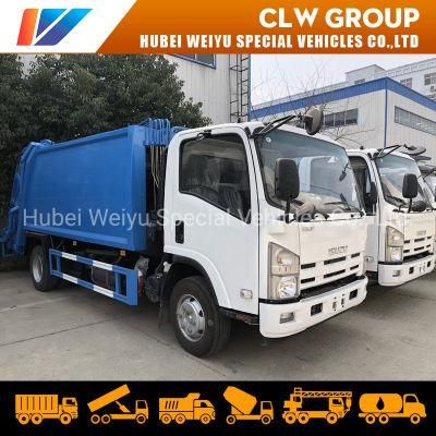 Isuzu 6cbm 4X2 Compactor Garbage Truck Compressed Garbage Truck