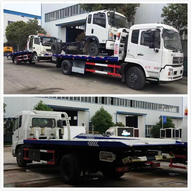Manufacturer 6t Flatbed Wrecker Rescue Tow Truck