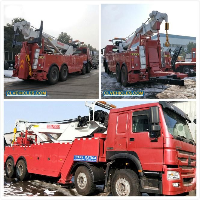 Manufacturer 50 Ton Emergency Vehicle Road Rescue Rotary Tow Truck