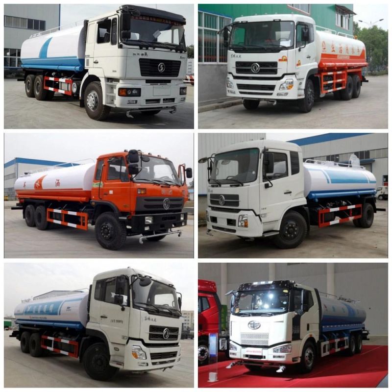 6X4 Sinotruk 336HP 20ton-25ton 25000 Litres Water Tank Truck