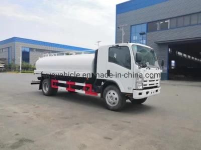 Japan I Suzu Elf 8000 Litres 8ton 8 Cubic Meters Portable Water Tanker Truck for Sale