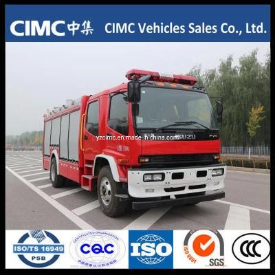 Japan Isuzu Forward Fvr 6HK1 Aerial Platform Fire Truck 6000L Price