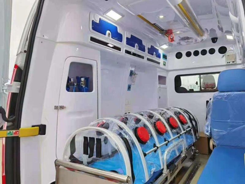 Italian Brand Euro 6 Diesel Monitoring Ambulance Vehicle with Medical Equipment