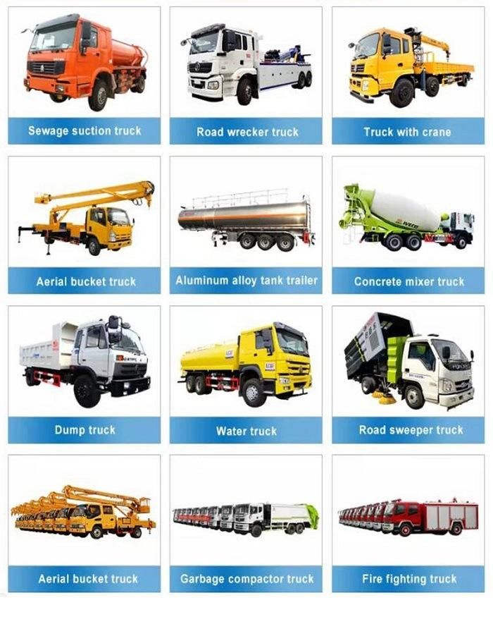 Dongfeng 6cbm/7cbm/8cbm Hydraulic Loading Waste Truck Side Loader Garbage Truck