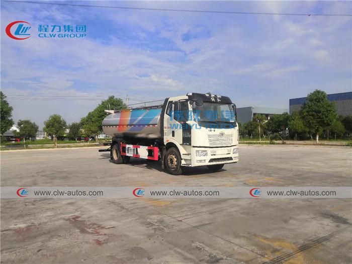 FAW 10t Pure Water Tank Truck 10tons Milk Tank Truck 10cbm Drinking Fresh Milk Transport Tank Truck