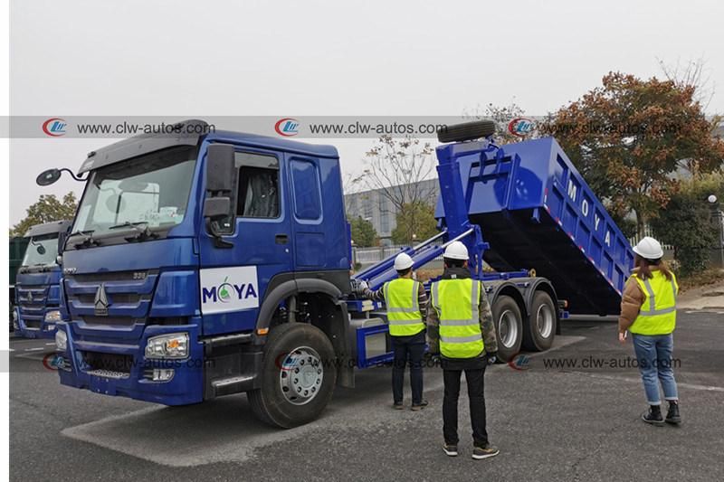 Foton Auman 6X4 20tons Rolling off Pull Arm Hook Lifting Garbage Collection Truck