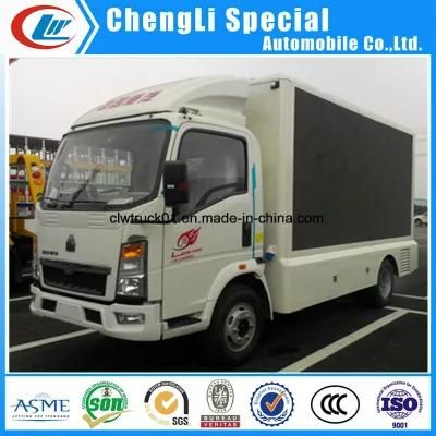 Rhd Sinotruck HOWO 6 Wheels Mobile Advertising LED Truck