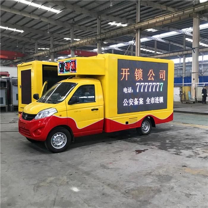 Good Quality Changan P5 P6 P4 Full Color LED Advertising Truck for Sale