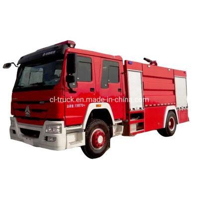 Good Quality Sinotruk HOWO 4X2 Water Foam Fire Truck 10cbm 12cbm