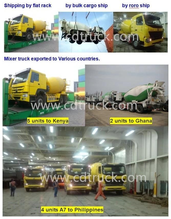 Sinotruk HOWO A7 8 10 Cbm Used Concrete Mixer Truck Specifications