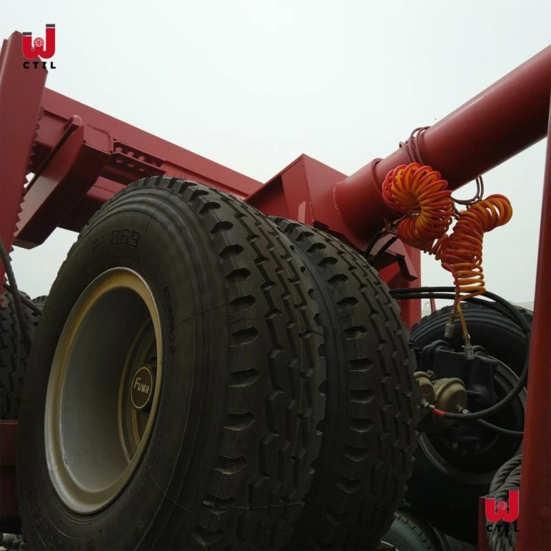 Container Transport Trailer 3 Axles 20FT 40FT Skeleton Trailer