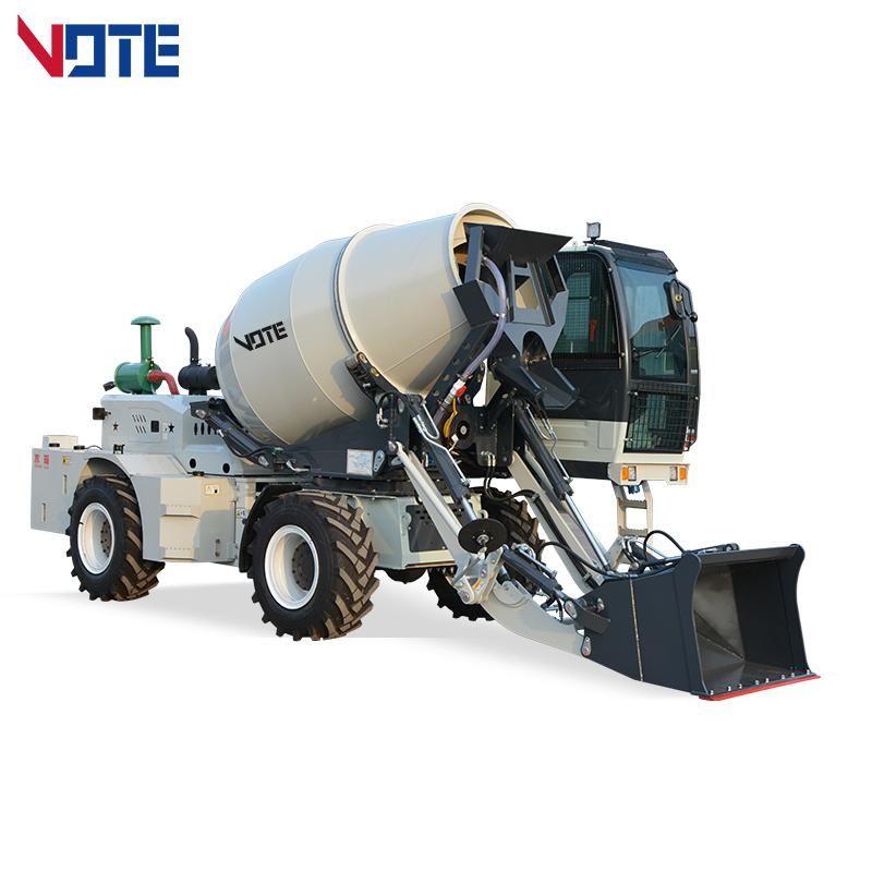 Self Loading Concrete Mixer Truck