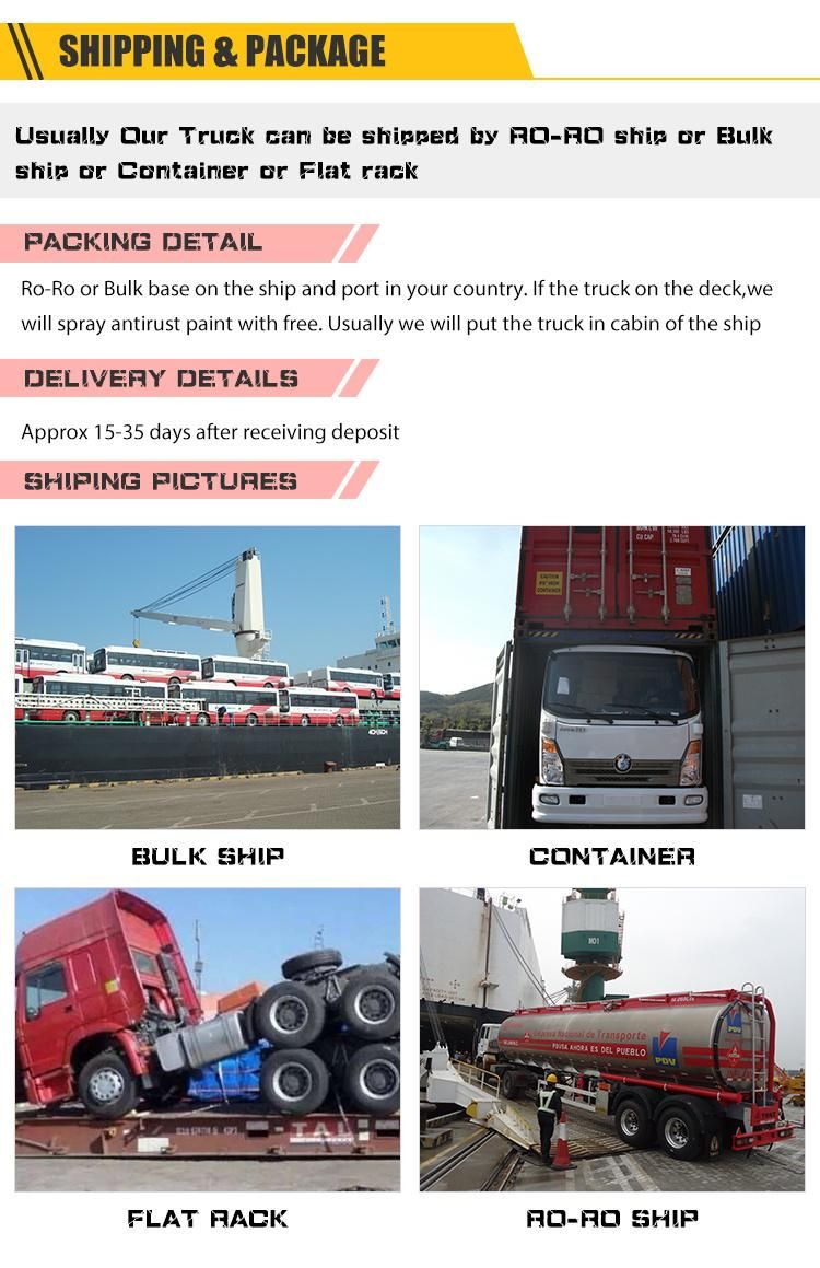 Sinotruk HOWO 6*4 Red Colour Garbage Compactor Truck