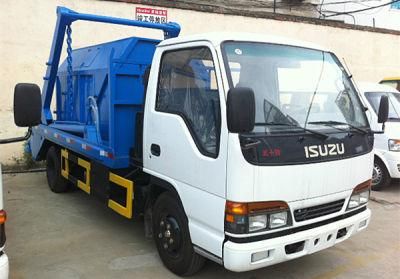 Japanese Brand 4X2 Hydraulic Lift Swing Arm Garbage Truck for Sale